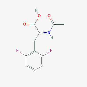 molecular formula C11H11F2NO3 B1532701 N-Acetyl-3-(2,6-difluorophenyl)-D-alanine CAS No. 266360-56-9