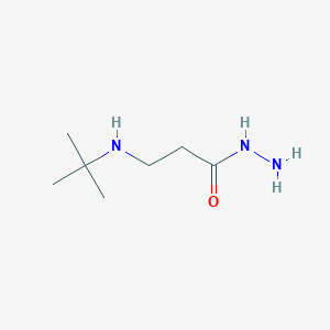 molecular formula C7H17N3O B1532704 3-(Tert-butylamino)propanohydrazide CAS No. 19615-21-5