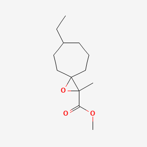 Methyl 6-ethyl-2-methyl-1-oxaspiro[2.6]nonane-2-carboxylate