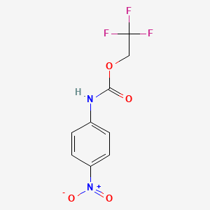 2,2,2-trifluoroethyl N-(4-nitrophenyl)carbamate