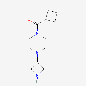 (4-(Azetidin-3-yl)piperazin-1-yl)(cyclobutyl)methanone