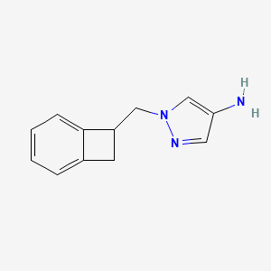 1-(Bicyclo[4.2.0]octa-1,3,5-trien-7-ylmethyl)-1h-pyrazol-4-amine