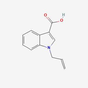 molecular formula C12H11NO2 B1532723 1-(prop-2-en-1-yl)-1H-indole-3-carboxylic acid CAS No. 1021244-66-5