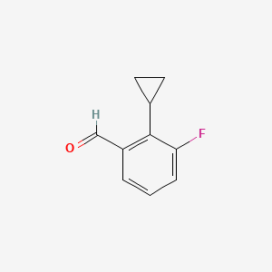 2-Cyclopropyl-3-fluorobenzaldehyde