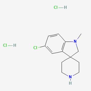 5-Chloro-1-methyl-1,2-dihydrospiro[indole-3,4'-piperidine]dihydrochloride