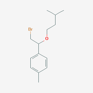 1-(2-Bromo-1-(isopentyloxy)ethyl)-4-methylbenzene