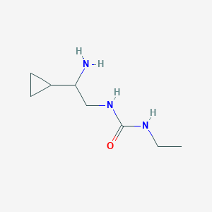 1-(2-Amino-2-cyclopropylethyl)-3-ethylurea