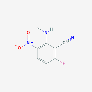 6-Fluoro-2-(methylamino)-3-nitrobenzonitrile