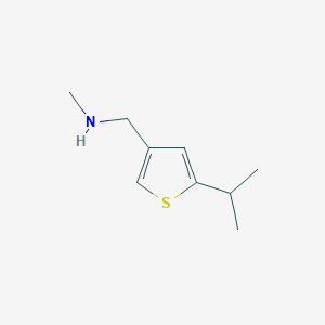 Methyl({[5-(propan-2-yl)thiophen-3-yl]methyl})amine