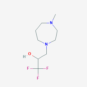 1,1,1-Trifluoro-3-(4-methyl-1,4-diazepan-1-yl)propan-2-ol