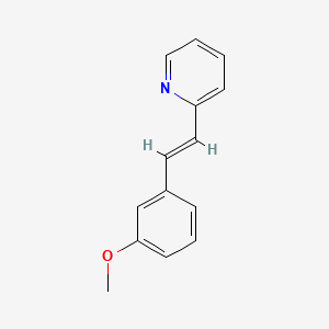 Pyridine, trans-3-(2-(4-methoxyphenyl)ethenyl)-