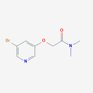 2-[(5-Bromopyridin-3-yl)oxy]-N,N-dimethylacetamide