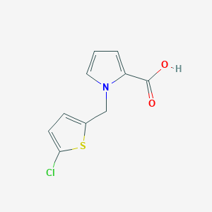 1-[(5-chlorothiophen-2-yl)methyl]-1H-pyrrole-2-carboxylic acid