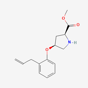Methyl (2S,4S)-4-(2-allylphenoxy)-2-pyrrolidinecarboxylate