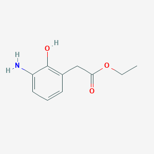 Ethyl 2-(3-amino-2-hydroxyphenyl)acetate