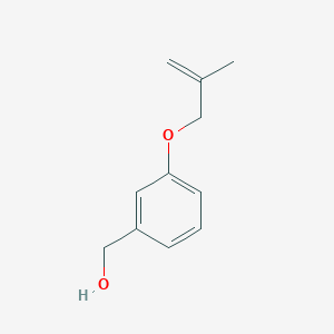 molecular formula C11H14O2 B1532762 (3-((2-Methylallyl)oxy)phenyl)methanol CAS No. 38002-96-9