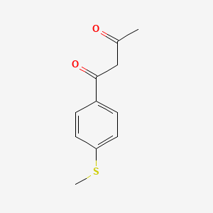 1-(4-(Methylthio)phenyl)butane-1,3-dione