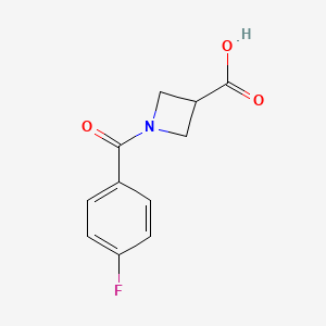 1-(4-Fluorobenzoyl)azetidine-3-carboxylic acid