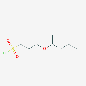 3-((4-Methylpentan-2-yl)oxy)propane-1-sulfonyl chloride