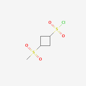 3-Methanesulfonylcyclobutane-1-sulfonyl chloride