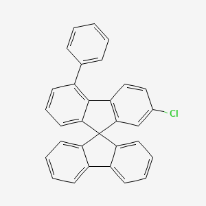 molecular formula C31H19Cl B15327672 2-Chloro-5-phenyl-9,9'-spirobi[fluorene] 