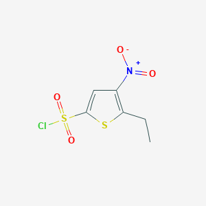 5-Ethyl-4-nitro-2-thiophenesulfonyl chloride