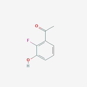 molecular formula C8H7FO2 B1532770 1-(2-Fluoro-3-hydroxyphenyl)ethanone CAS No. 1191999-09-3