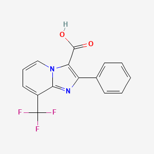 2-Phenyl-8-(trifluoromethyl)imidazo[1,2-a]pyridine-3-carboxylic acid