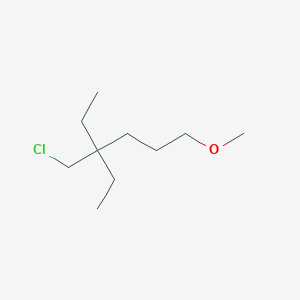 4-(Chloromethyl)-4-ethyl-1-methoxyhexane