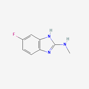 6-fluoro-N-methyl-1H-1,3-benzodiazol-2-amine