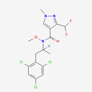 molecular formula C16H16Cl3F2N3O2 B1532787 Pydiflumetofen CAS No. 1228284-64-7