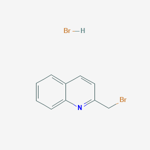 molecular formula C10H9Br2N B1532789 氢溴酸 2-(溴甲基)喹啉 CAS No. 213337-42-9