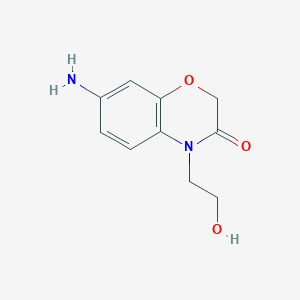 7-Amino-4-(2-hydroxyethyl)-2h-benzo[b][1,4]oxazin-3(4h)-one