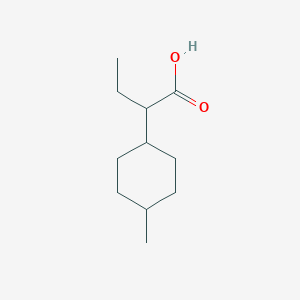 molecular formula C11H20O2 B1532794 2-(4-Methylcyclohexyl)butanoic acid CAS No. 1461707-45-8