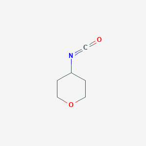 molecular formula C6H9NO2 B1532795 4-Isocyanatooxane CAS No. 53035-92-0