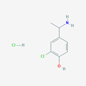 4-(1-Aminoethyl)-2-chlorophenol hydrochloride