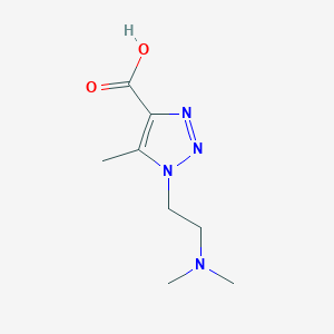 1-(2-(Dimethylamino)ethyl)-5-methyl-1h-1,2,3-triazole-4-carboxylic acid