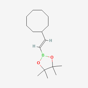 2-(2-Cyclooctylethenyl)-4,4,5,5-tetramethyl-1,3,2-dioxaborolane