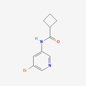 molecular formula C10H11BrN2O B1532803 N-(5-bromopyridin-3-yl)cyclobutanecarboxamide CAS No. 1266227-17-1