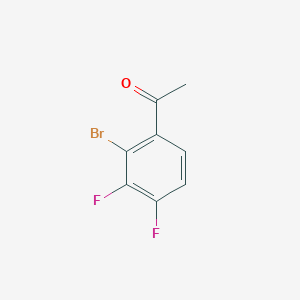 molecular formula C8H5BrF2O B1532805 1-(2-溴-3,4-二氟苯基)乙酮 CAS No. 936846-32-1