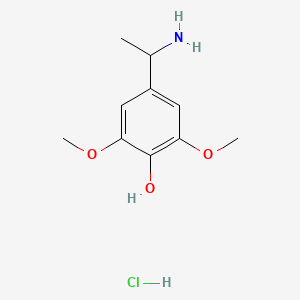 4-(1-Aminoethyl)-2,6-dimethoxyphenol hydrochloride