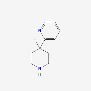 2-(4-Fluoropiperidin-4-YL)pyridine