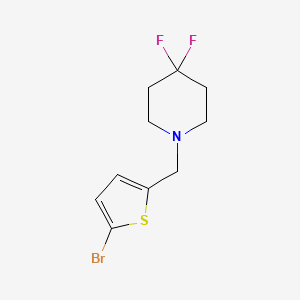 molecular formula C10H12BrF2NS B1532814 1-(5-Bromothiophen-2-ylmethyl)-4,4-difluoropiperidine CAS No. 2006559-46-0