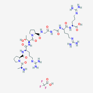 molecular formula C41H71F3N18O13 B1532817 Myelin Basic Protein (95-98) S5 Peptide MAP Kinase Substrate Trifluoroacetate CAS No. 138028-00-9