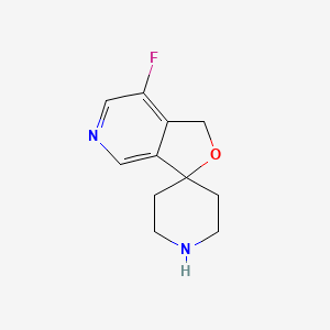 molecular formula C11H13FN2O B1532818 7-Fluoro-1H-spiro[furo[3,4-C]pyridine-3,4'-piperidine] CAS No. 1283090-73-2