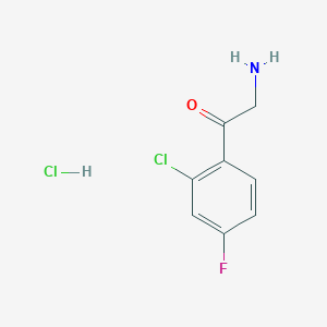 2-Amino-1-(2-chloro-4-fluorophenyl)ethan-1-one hydrochloride