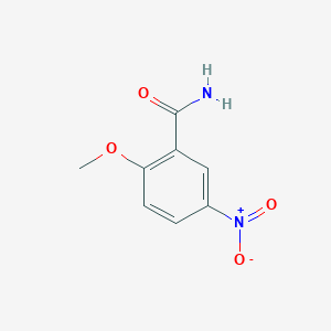 molecular formula C8H8N2O4 B1532836 2-Methoxy-5-nitrobenzamide CAS No. 59263-62-6
