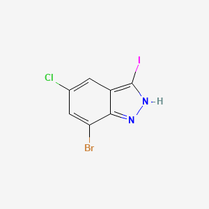 7-Bromo-5-chloro-3-iodo-1H-indazole