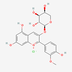 molecular formula C21H21ClO10 B1532838 Peonidin 3-arabinoside CAS No. 524943-91-7