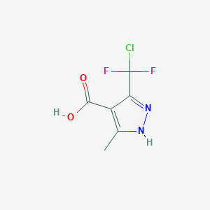 5-(chlorodifluoromethyl)-3-methyl-1H-pyrazole-4-carboxylic acid